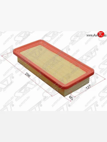 Фильтр воздушный двигателя SAT (1.3, 1.4) Hyundai Getz  TB (2002-2005) хэтчбэк 5 дв. дорестайлинг