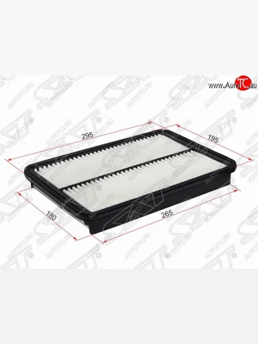 Фильтр воздушный двигателя (2.0, 2.2, diesel) SAT Hyundai Santa Fe  DM (2012-2016), KIA Sorento  XM (2009-2015)