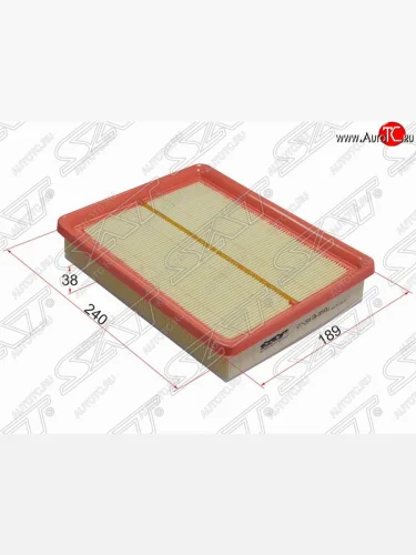 Фильтр воздушный двигателя SAT (240х180х38 mm) Hyundai Trajet (1999-2008)
