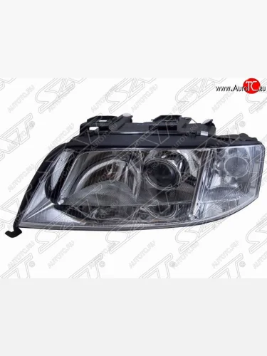 Левая фара передняя SAT Audi A6 C5 дорестайлинг, седан (1997-2001)