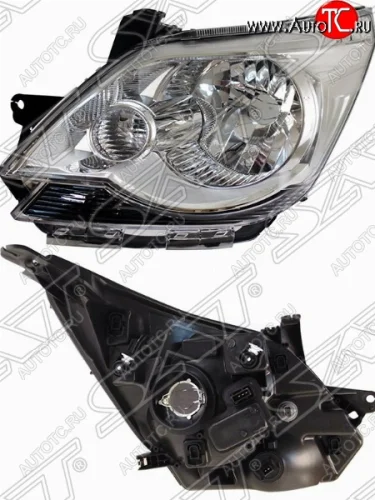Левая фара передняя SAT (с электрокорректором) Chevrolet Cobalt седан дорестайлинг (2011-2016)