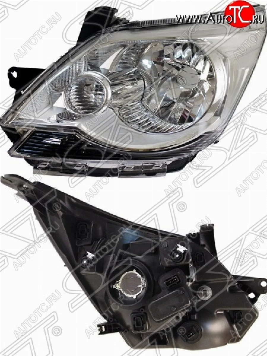 Левая фара передняя SAT (с электрокорректором) Chevrolet Cobalt седан дорестайлинг (2011-2016)  в Керчи Республика Крым