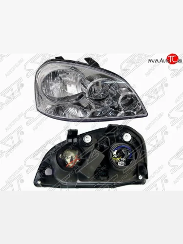 Левая фара передняя SAT Chevrolet Lacetti  седан (2002-2013)