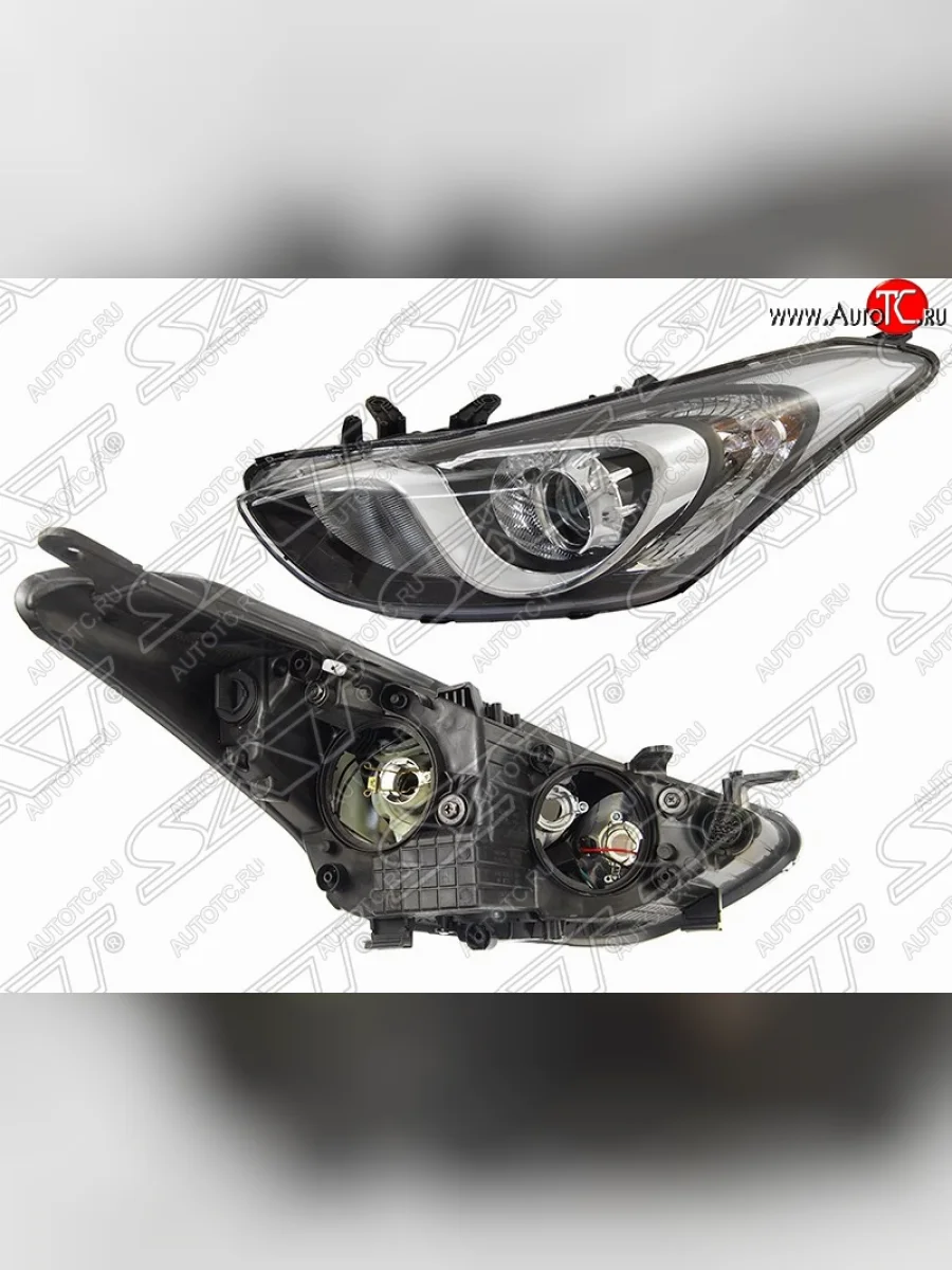 Левая передняя фара SAT Hyundai I30 2 GD дорестайлинг, хэтчбэк 5 дв. (2011-2015)  в Самаре Самарской области