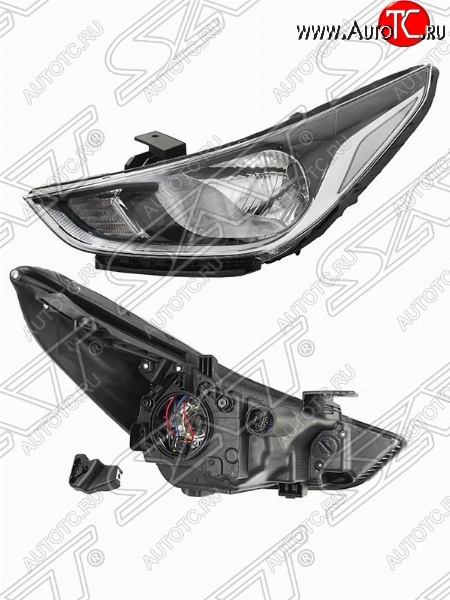 Левая передняя фара SAT Hyundai Solaris HCR седан дорестайлинг (2017-2020)  в Керчи Республика Крым
