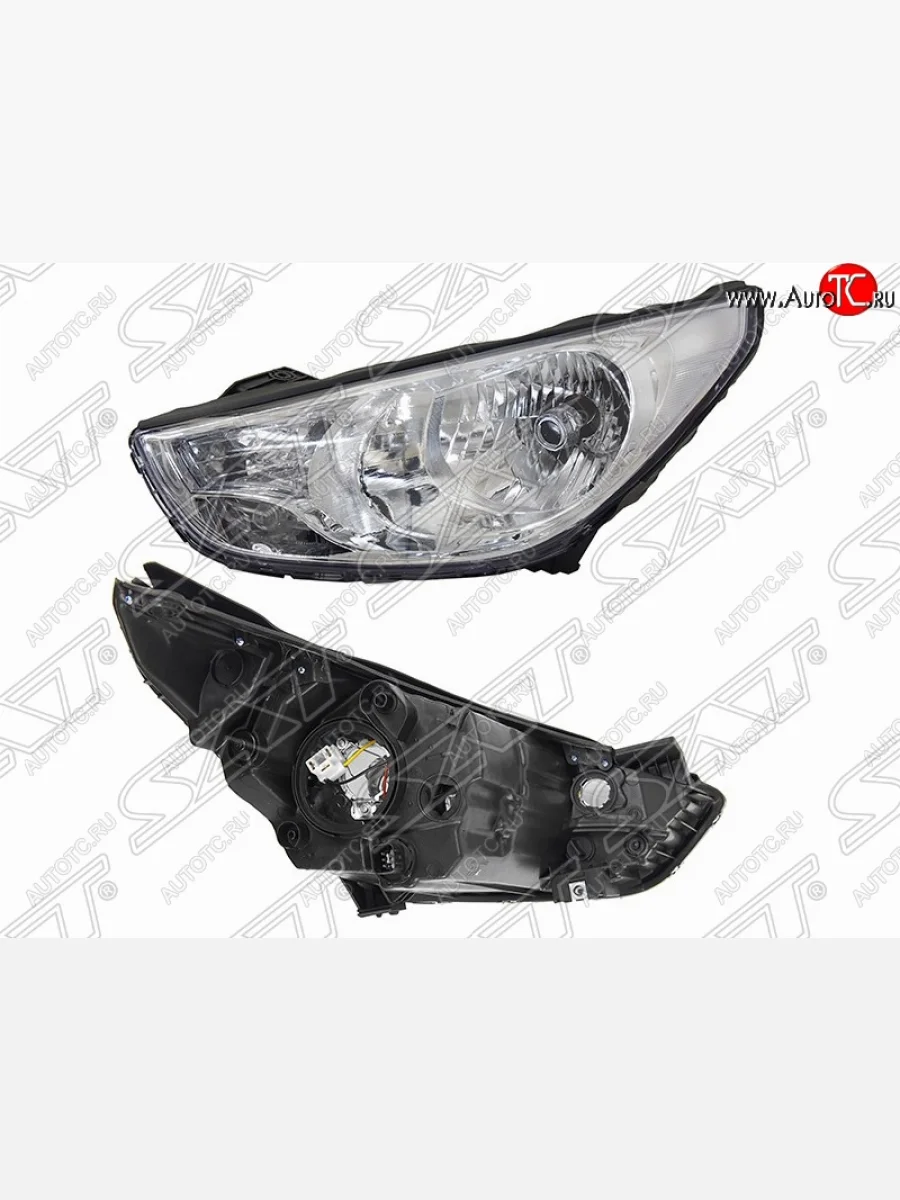 Левая фара передняя SAT (под электрокорректор) Hyundai Tucson LM (2010-2017)  в Самаре Самарской области