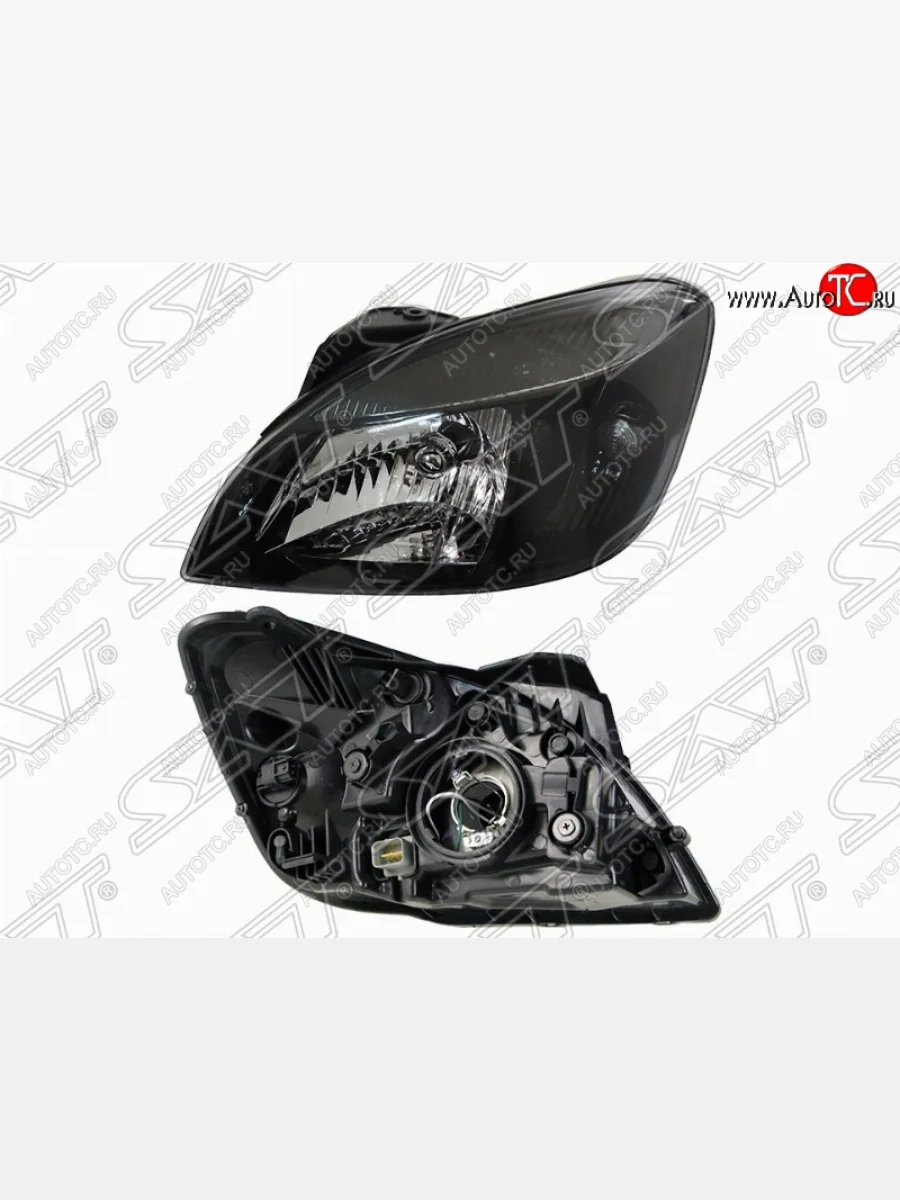 Левая передняя фара SAT KIA Rio 2 JB дорестайлинг седан (2005-2009)  в Керчи Республика Крым