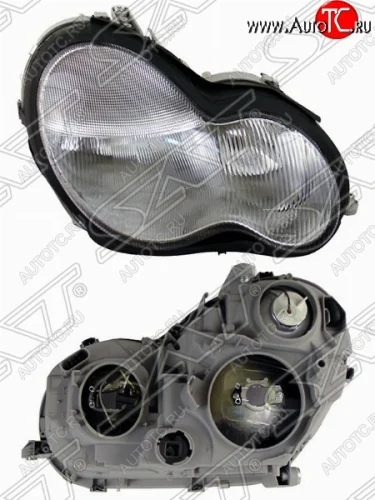 Левая фара передняя SAT Mercedes-Benz C-Class  W203 (2000-2004) дорестайлинг седан