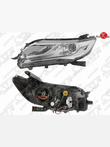 Левая фара передняя SAT Mitsubishi Pajero Sport  QE (2015-2021) дорестайлинг