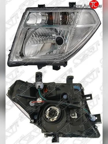 Левая фара передняя SAT Nissan Frontier  2 - Pathfinder  R51