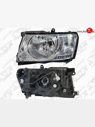 Левая фара передняя SAT (совместимость с авто 2004-2010 г.в.) Nissan Patrol 5 Y61 2-ой рестайлинг (2004-2010)