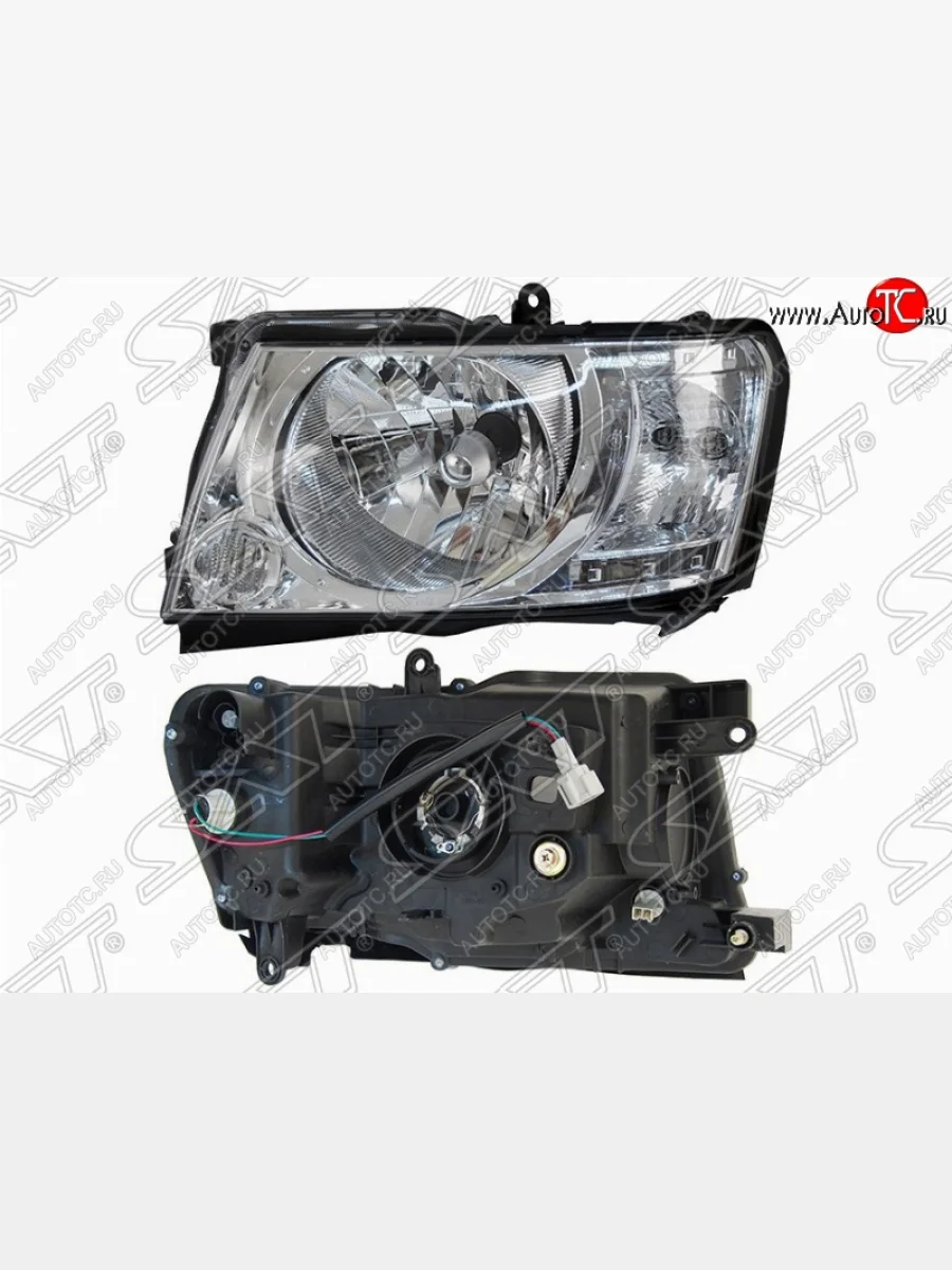 Левая фара передняя SAT (совместимость с авто 2004-2010 г.в.) Nissan Patrol 5 Y61 2-ой рестайлинг (2004-2010)  в Керчи Республика Крым