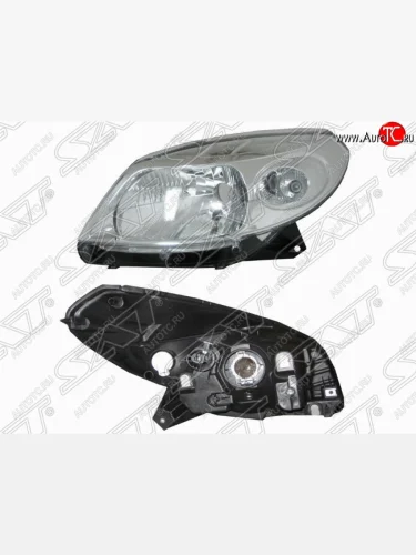 Левая фара передняя SAT Renault Sandero Stepway 1 (2010-2014)
