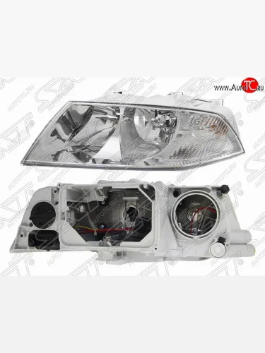Левая фара передняя SAT Skoda Octavia  A5 (2004-2008) дорестайлинг лифтбэк, дорестайлинг универсал