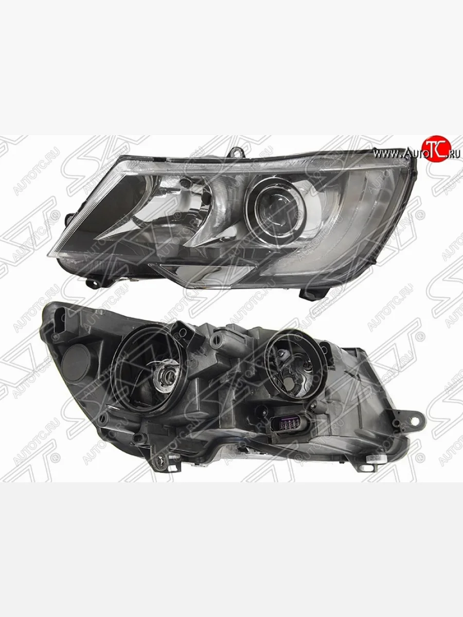 Левая фара передняя SAT Skoda Superb B6 (3T5) универсал рестайлинг (2013-2015)  в Перми Пермском крае