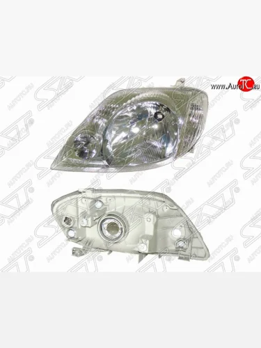 Левая фара передняя SAT Toyota Corolla Fielder E120 универсал дорестайлинг (2000-2002)