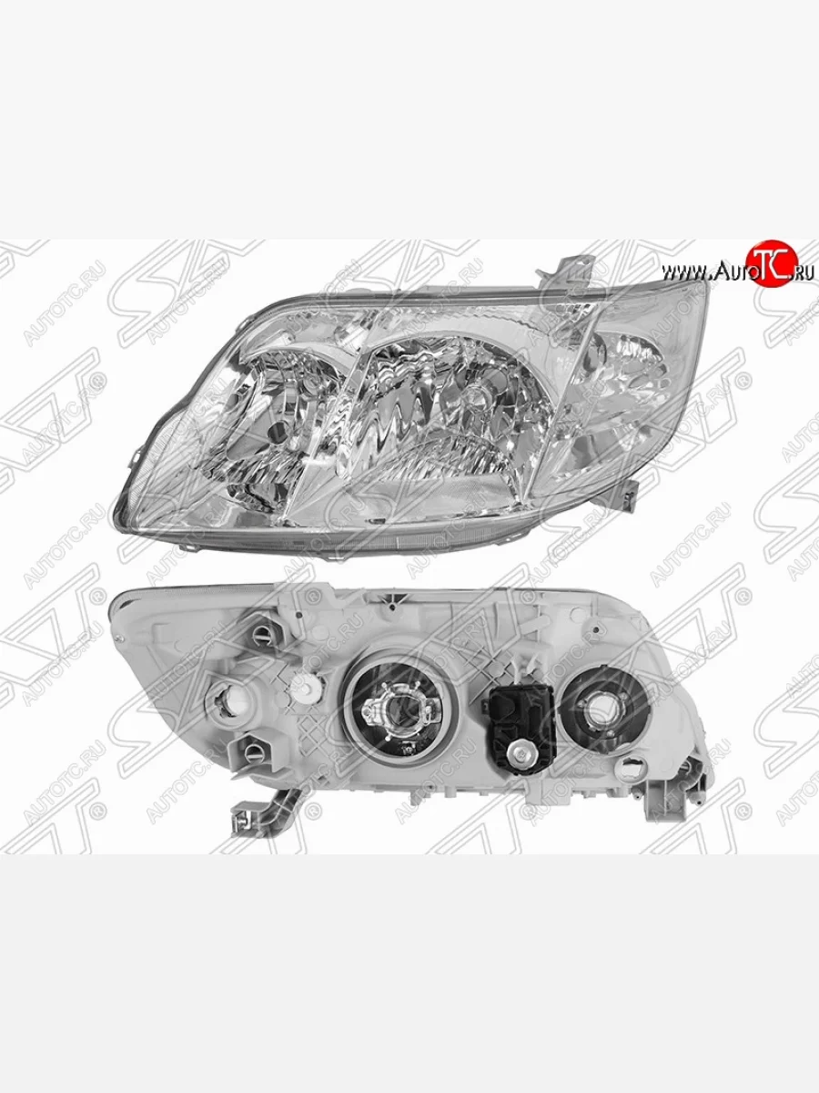Левая фара передняя JAPAN SAT (мех. корректор) Toyota Corolla E120 седан рестайлинг (2004-2007)  в Керчи Республика Крым