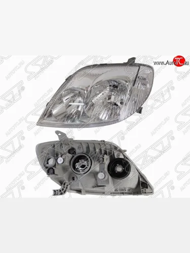 Левая фара передняя SAT Toyota Corolla E120 седан дорестайлинг (2000-2004)