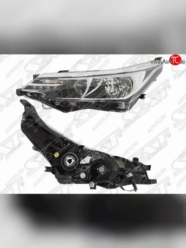 Левая фара передняя SAT (с электрокорректором) Toyota Corolla E180 дорестайлинг (2013-2016)