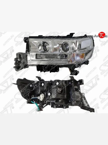 Левая фара передняя SAT (AFS) Toyota Land Cruiser 200 2-ой рестайлинг (2015-2021)