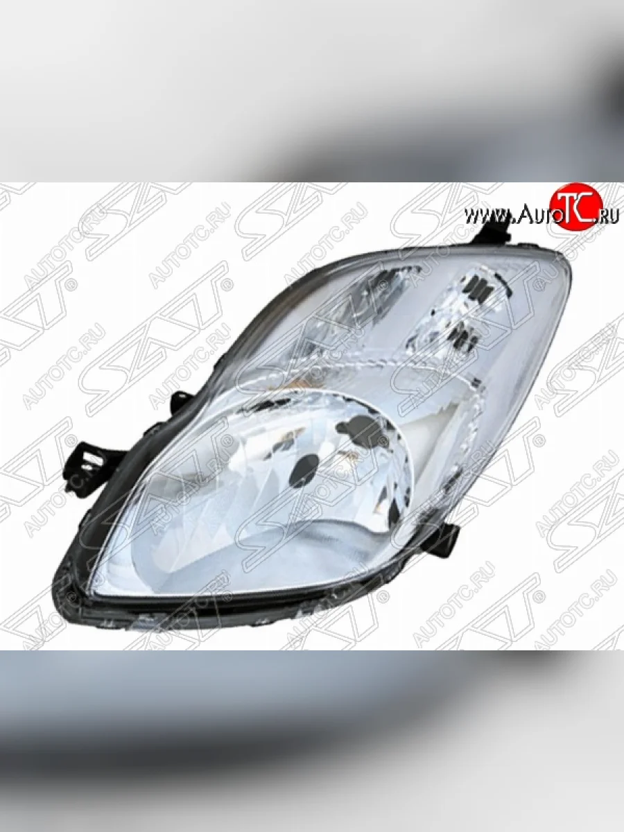 Левая фара передняя SAT (евросвет) Toyota Vitz XP90 хэтчбэк 5 дв. дорестайлинг (2005-2007) с доставкой в г. Кемерово
