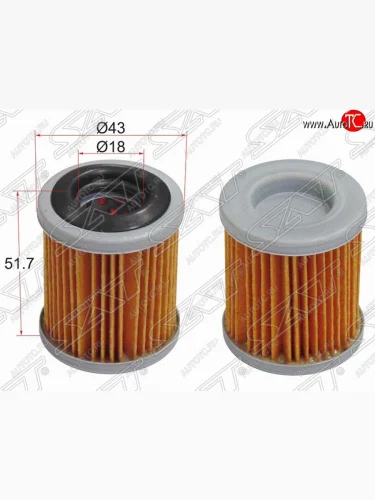 Фильтр коробки передач SAT (АКПП, маслоохладителя) Mitsubishi ASX (2010-2016), Mitsubishi Delica D:5  1 (2007-2019), Mitsubishi Lancer  10 CY (2007-2017), Mitsubishi Outlander ( XL,  GF) (2005-2014), Nissan Bluebird Sylphy  G11 (2005-2012), Nissan Juke  1 YF15 (2010-2020), Nissan Serena  3 (2005-2010), Nissan Teana  2 J32 (2008-2011), Nissan X-trail  2 T31 (2007-2011)