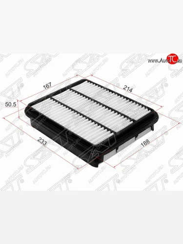 Фильтр воздушный двигателя SAT Mitsubishi Pajero iO (1998-2007)
