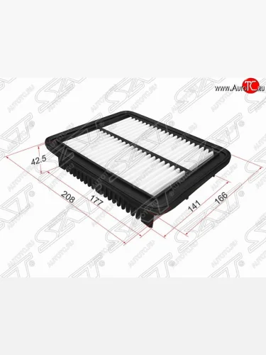 Фильтр воздушный двигателя SAT Mitsubishi Pajero Mini  H53/H58 (1998-2012)