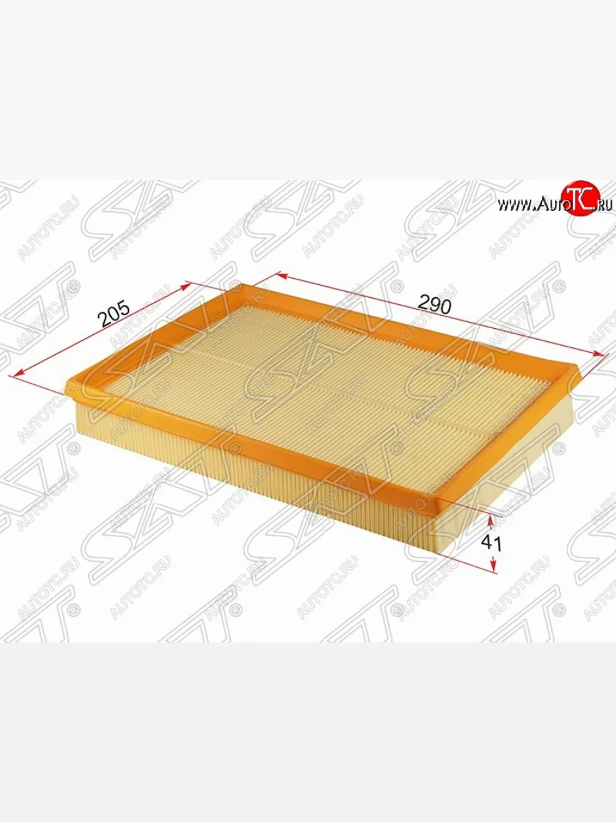 Фильтр воздушный двигателя SAT (290х205х41 mm)  Opel  Combo  C, Meriva  A  в Воронеже Воронежской области