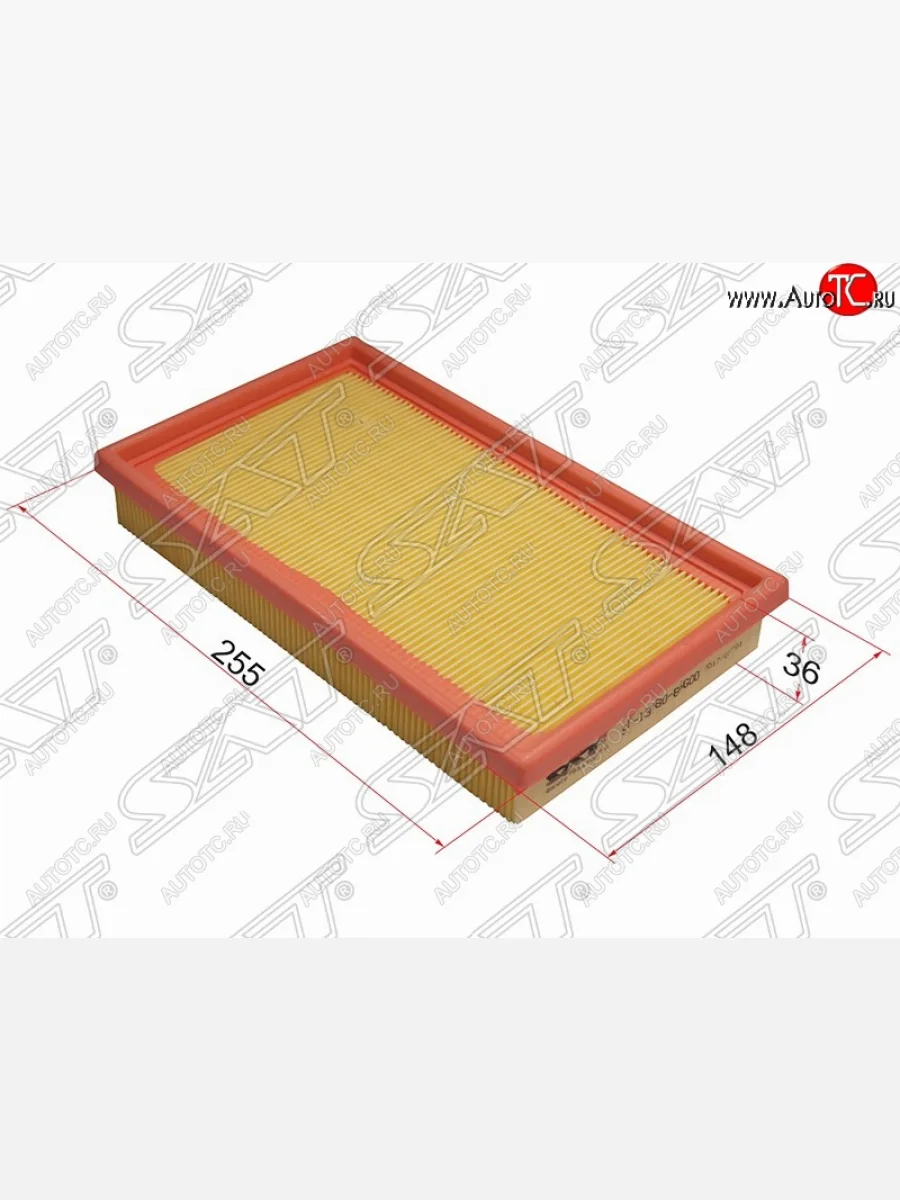 Фильтр воздушный двигателя SAT (255х148х36 mm)  Suzuki  Ignis, Swift  HT51S  в Воронеже Воронежской области