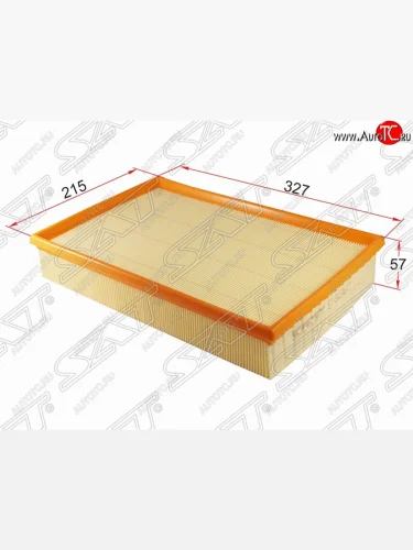Фильтр воздушный двигателя SAT (327х215х57 mm) Volvo S60  RS,RH седан - XC70