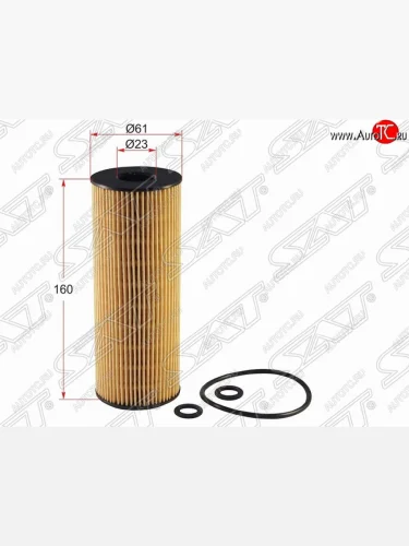 Фильтр масляный (М271) SAT (картридж) Mercedes-Benz C-Class W203 дорестайлинг седан (2000-2004)