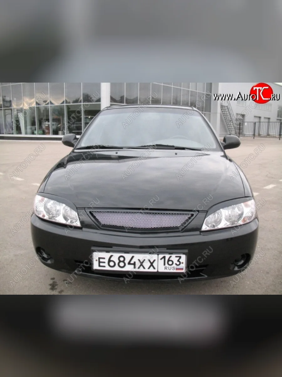 Реснички на фары Фанат  KIA Spectra (2000-2009) (Неокрашенные)  в Воронеже Воронежской области