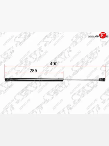 Упор крышки багажника SAT (L490 mm) Nissan Primera  3 P12 (2002-2008) универсал