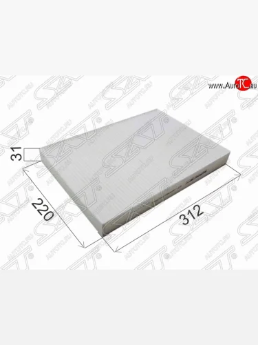 Фильтр салонный SAT (угольный, 220х312х31 mm) Audi A4  B9 (2016-2020), Audi A5  F5 (2016-2020), Audi A7  4K (2018-2023), Audi Q5  FY (2017-2022), Audi Q7  4M (2015-2022), Porsche Cayenne  PO536 (2018-2025)