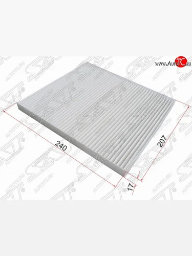 Фильтр салонный SAT (240х207х17 mm) KIA Cerato  1 LD - Sorento  XM