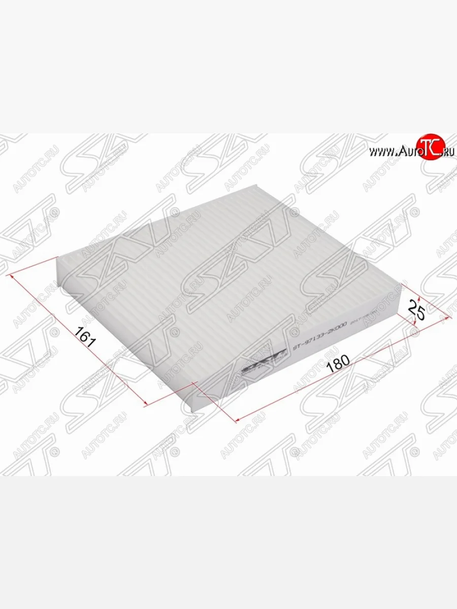 Фильтр салонный SAT (1.6/2.0, 180х161х25 mm)  KIA Soul (2008-2014) AM  в Керчи Республика Крым