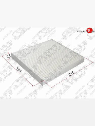 Фильтр салонный SAT (215х195х25 mm) Dodge Caliber (2006-2012), Jeep Compass  MK (2011-2015), Jeep Liberty  KK (2007-2013), Mazda 6 ( GG,  GG, GY,  GH) (2002-2012), Mazda Atenza ( GG) (2002-2012), Mazda CX-7  ER (2006-2012), Mazda Demio  2 DY (2002-2007)