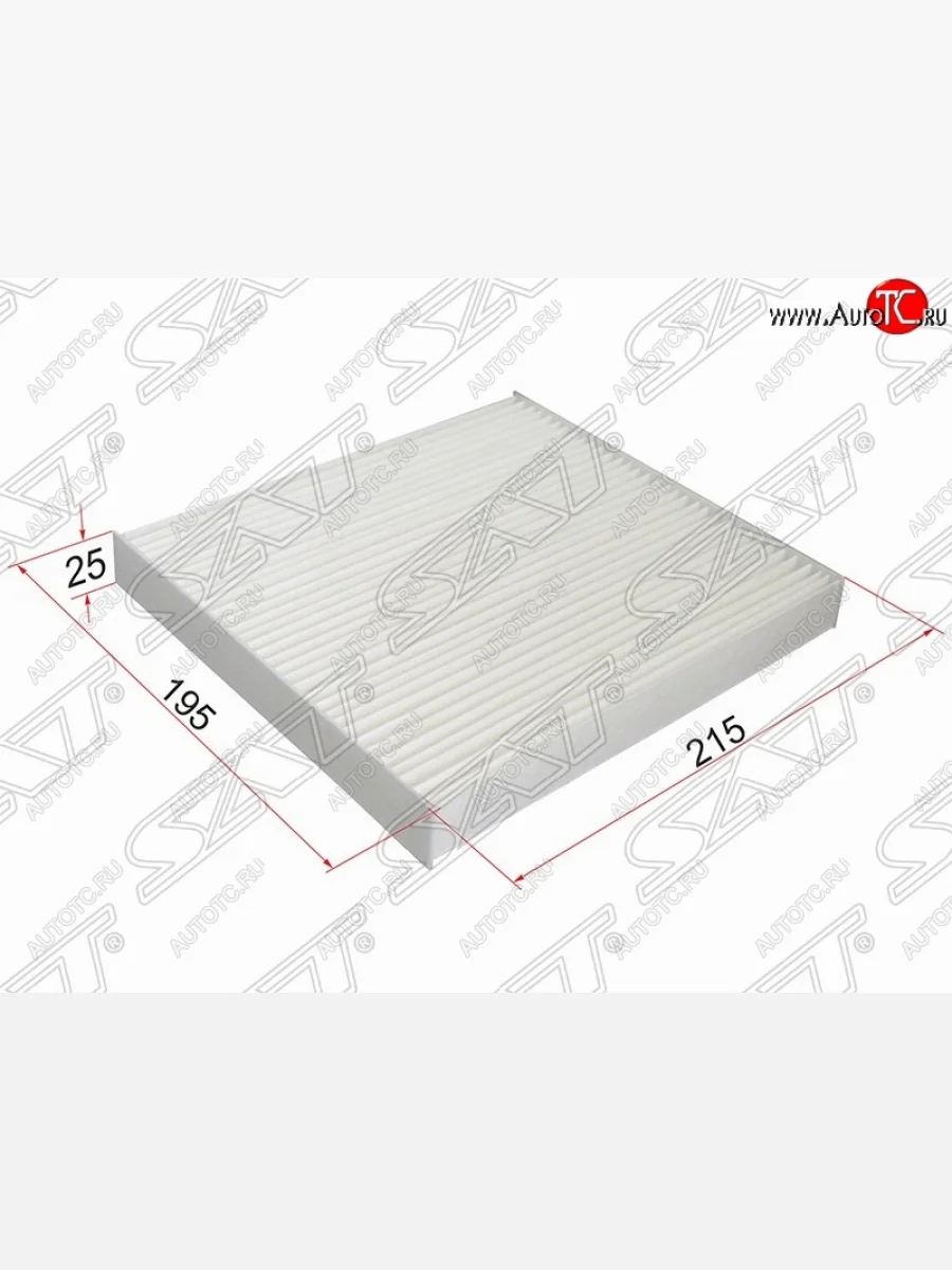Фильтр салонный SAT (215х195х25 mm)  Dodge Caliber (2006-2012), Jeep Compass (2011-2015), Jeep Liberty (2007-2013), Mazda 6 (2002-2012), Mazda Atenza (2002-2012), Mazda CX-7 (2006-2012), Mazda Demio (2002-2007)  в Керчи Республика Крым