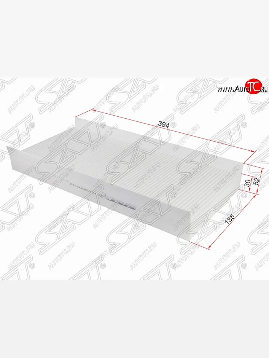 Фильтр салонный SAT (394х185х52/30 mm)  Mercedes-Benz  A class  W169, B-Class  W245/T245  в Керчи Республика Крым
