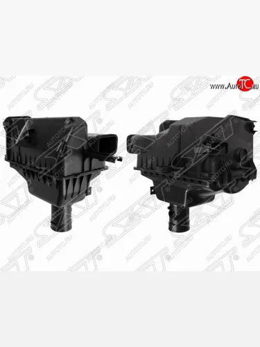 Корпус воздушного фильтра SAT (дизель квадратный) Toyota Hiace  H200 (2004-2017) минивэн (Япония) дорестайлинг , минивэн (Япония) 1-ый рестайлинг, минивэн (Япония) 2-ой рестайлинг, минивэн (Япония) 3-ий рестайлинг