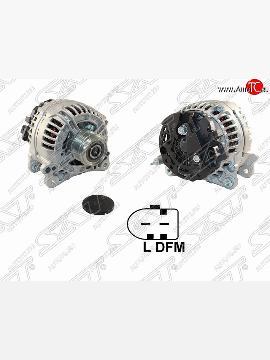 Генератор (дизель) SAT (14V, 150A) Volkswagen Touareg 1 GP дорестайлинг (2002-2007)  в Керчи Республика Крым