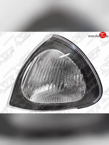 Левый указатель поворота передний SAT (чёрный) Toyota Avensis T220 седан дорестайлинг (1997-2001)