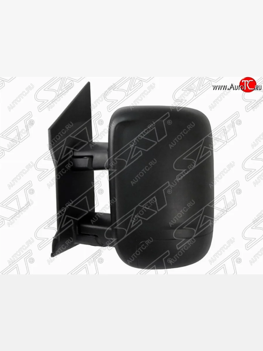 Левое боковое зеркало заднего вида SAT (обогрев, 5 контактов)  ГАЗ ГАЗель Next (2013-2025) A21,A22, С41, С42, A21,A22, С41, С42, Фермер, A60,A63, A64, A62,А65, A31,A32, C45, C46 (Неокрашенное)  в Самаре Самарской области