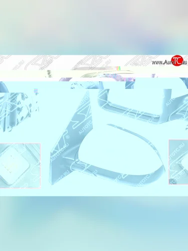 Левое боковое зеркало заднего вида SAT (обогрев, 5 контактов) KIA Rio 4 FB дорестайлинг седан (2016-2020)