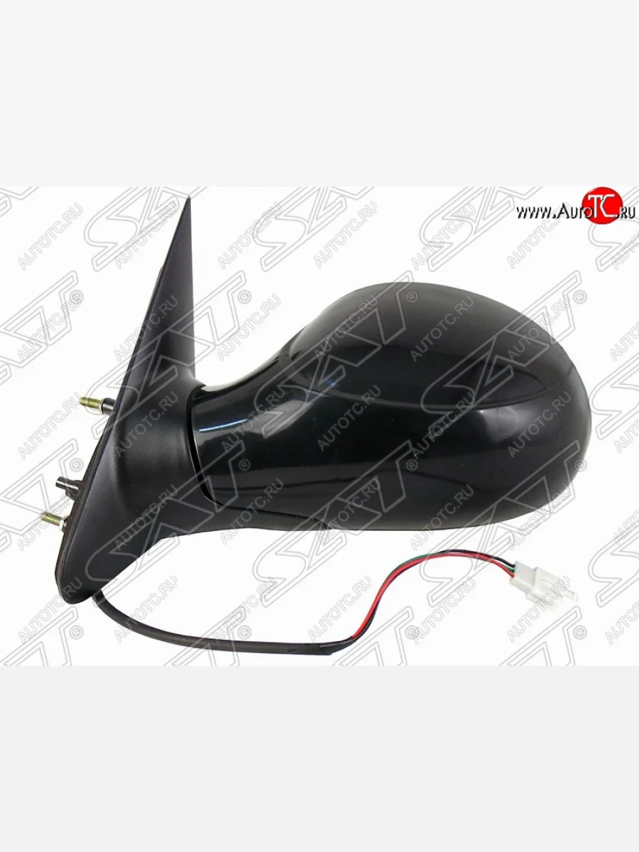 Левое боковое зеркало заднего вида SAT (3 контакта)  Lifan Smily (2010-2016) 320 хэтчбэк (Неокрашенное)  в Самаре Самарской области