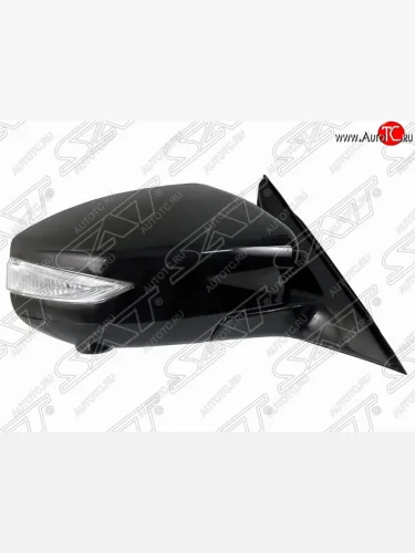 Левое боковое зеркало заднего вида SAT (складное, поворот, обогрев, камера, память, 16 контактов) Nissan Teana 3 L33 дорестайлинг (2014-2020)