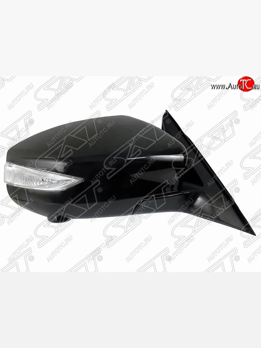 Левое боковое зеркало заднего вида SAT (складное, поворот, обогрев, камера, память, 16 контактов)  Nissan Teana (2014-2020) 3 L33 (Неокрашенное)  в Самаре Самарской области