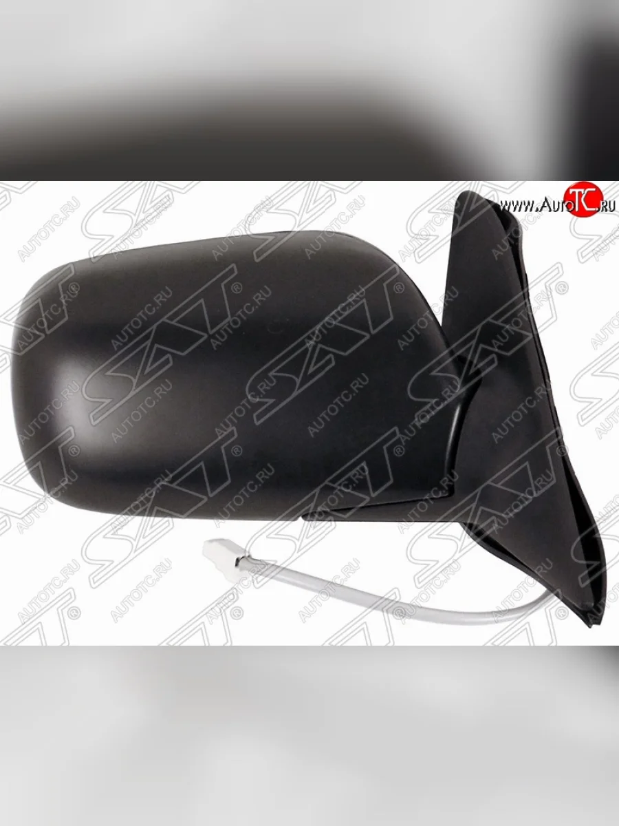 Левое боковое зеркало заднего вида SAT (3 контакта) Toyota Corolla E110 (1997-2000) седан дорестайлинг (Неокрашенное) с доставкой в г. Кемерово