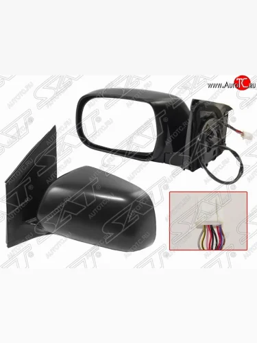 Левое боковое зеркало заднего вида SAT (обогрев, память, без затемнения) Lexus RX330 XU30 (2003-2006)